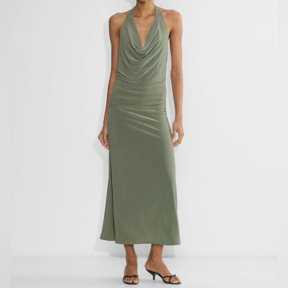 ARITZIA Wilfred Cowl Midi Dress